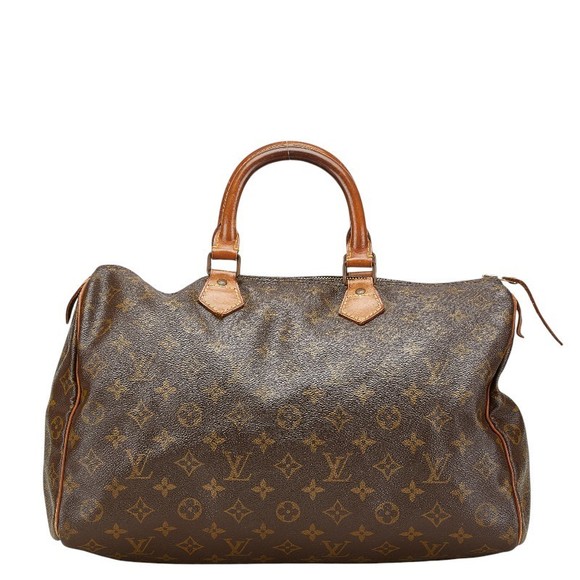 Louis Vuitton Handbag Brown Speedy Travel Bag Boston - Picture 1 of 11